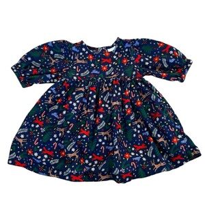Hanna Andersson Flannel Christmas Dress (90 cm/3T)